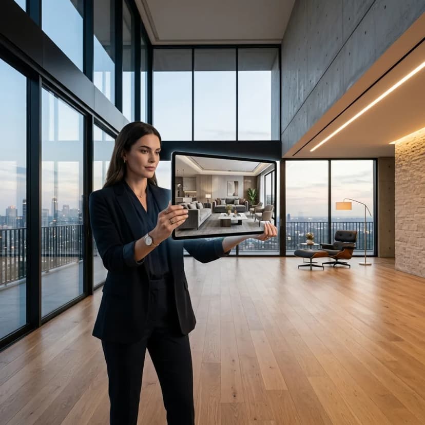 Immobilien zum Mitnehmen: Wie AR-Visualisierung die Besichtigung revolutioniert