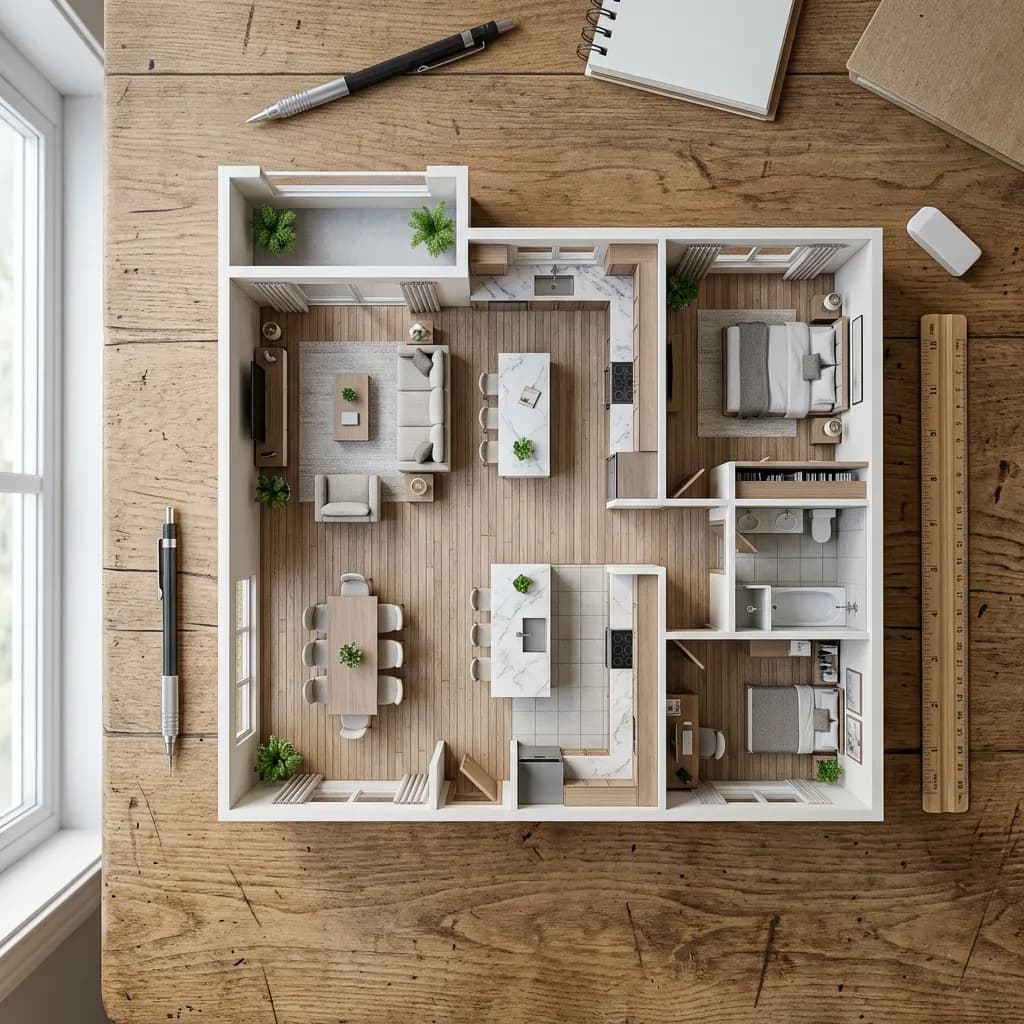 Grundrisse verkaufen Immobilien: 2D vs. 3D