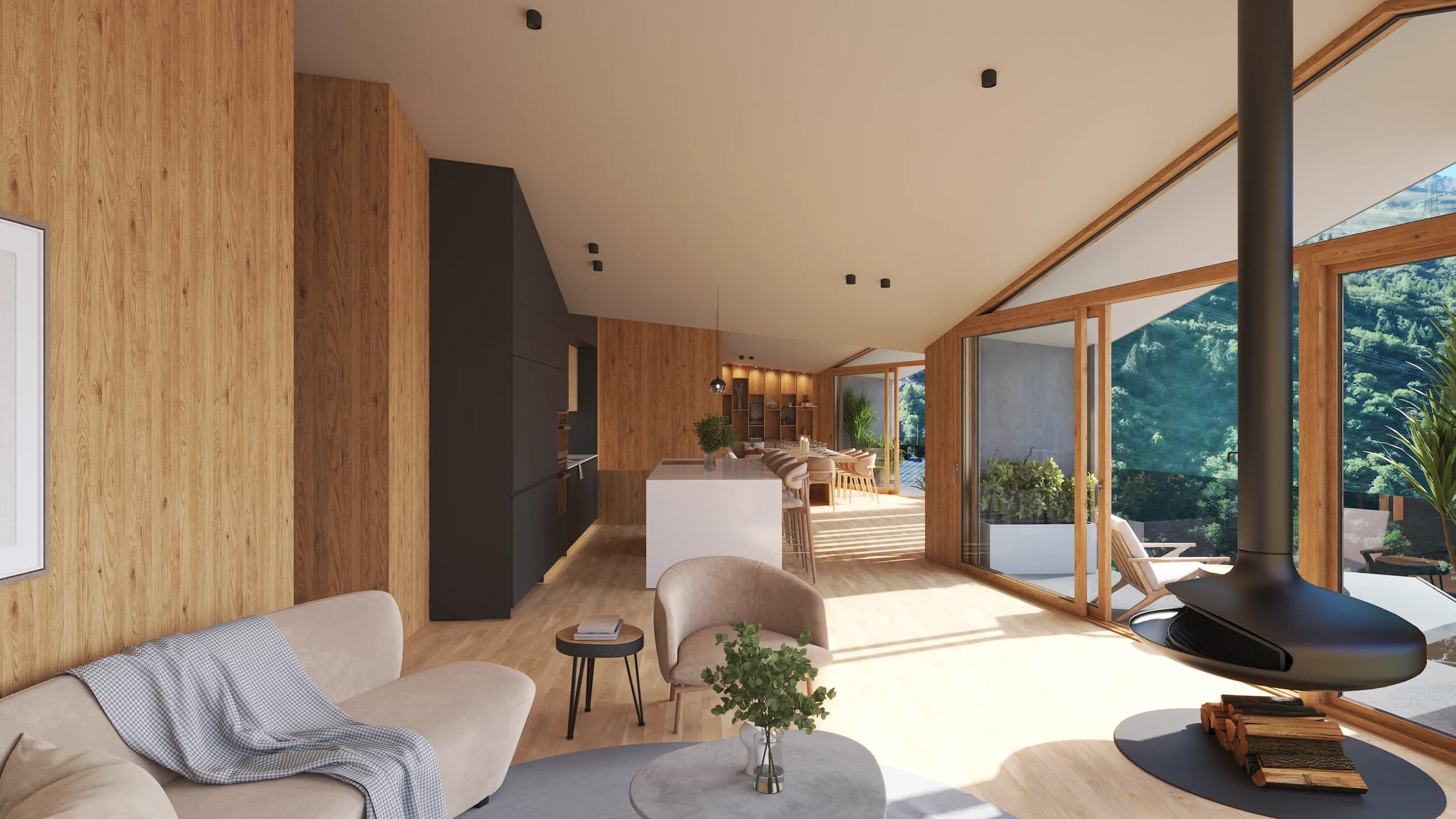 Referenzprojekt Berlin – visualisierter Wohnraum