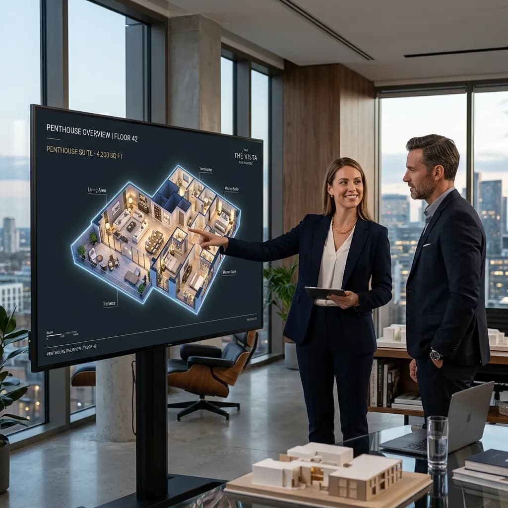 Wie Makler Grundriss-Staging gewinnbringend einsetzen