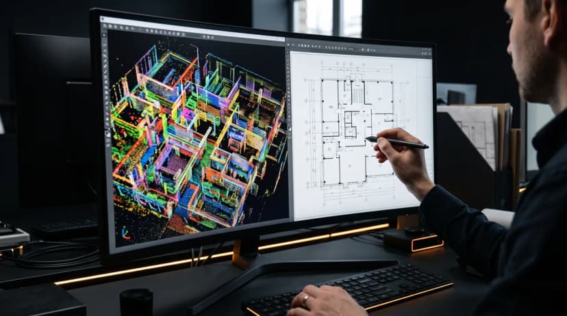 From Point Cloud to CAD Plan: The Workflow Behind a Usable Drawing