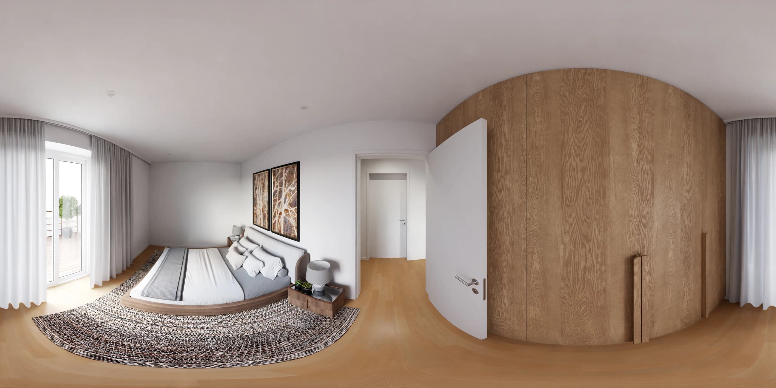 Virtuelle Renovierung Bielefeld – visualisierter Innenraum mit Möblierung