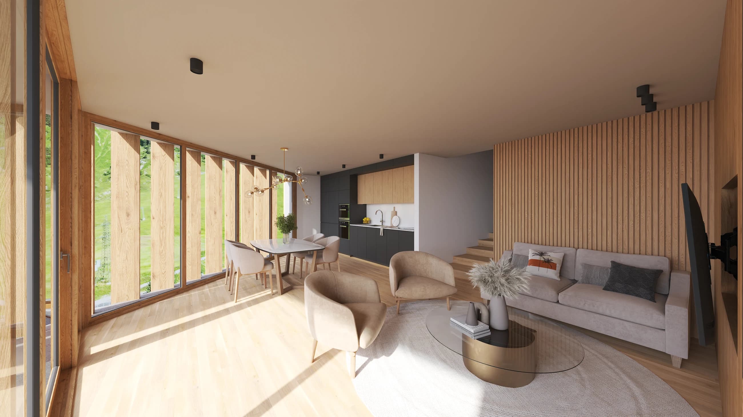 Referenzprojekt Bielefeld – visualisierter Wohnraum