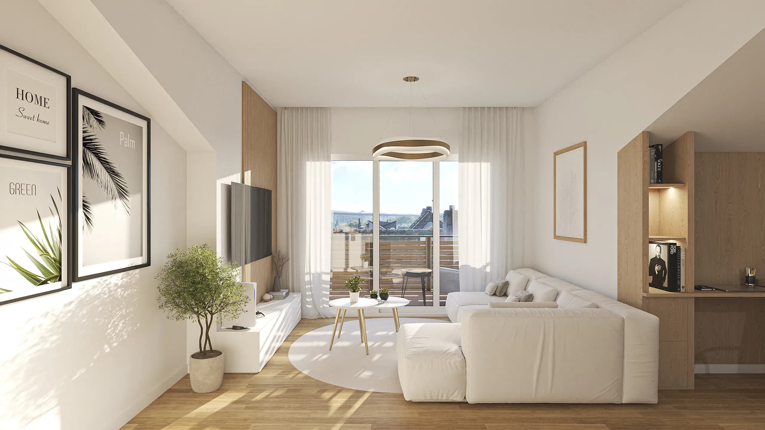 Referenzprojekt Essen – visualisierter Wohnraum