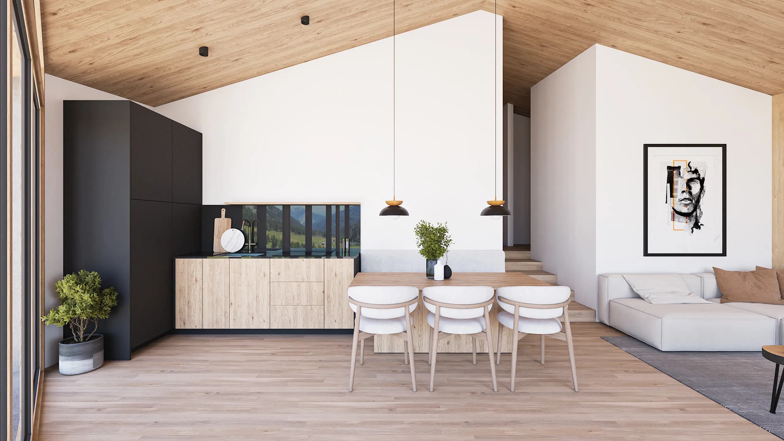 Referenzprojekt Bremen – visualisierter Wohnraum