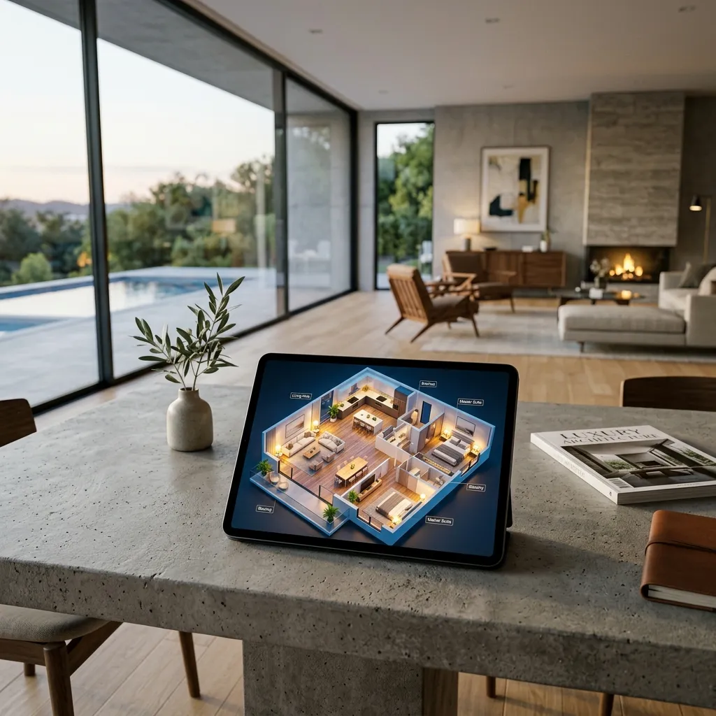 From the black line to the dream home: The potential of floor plan staging