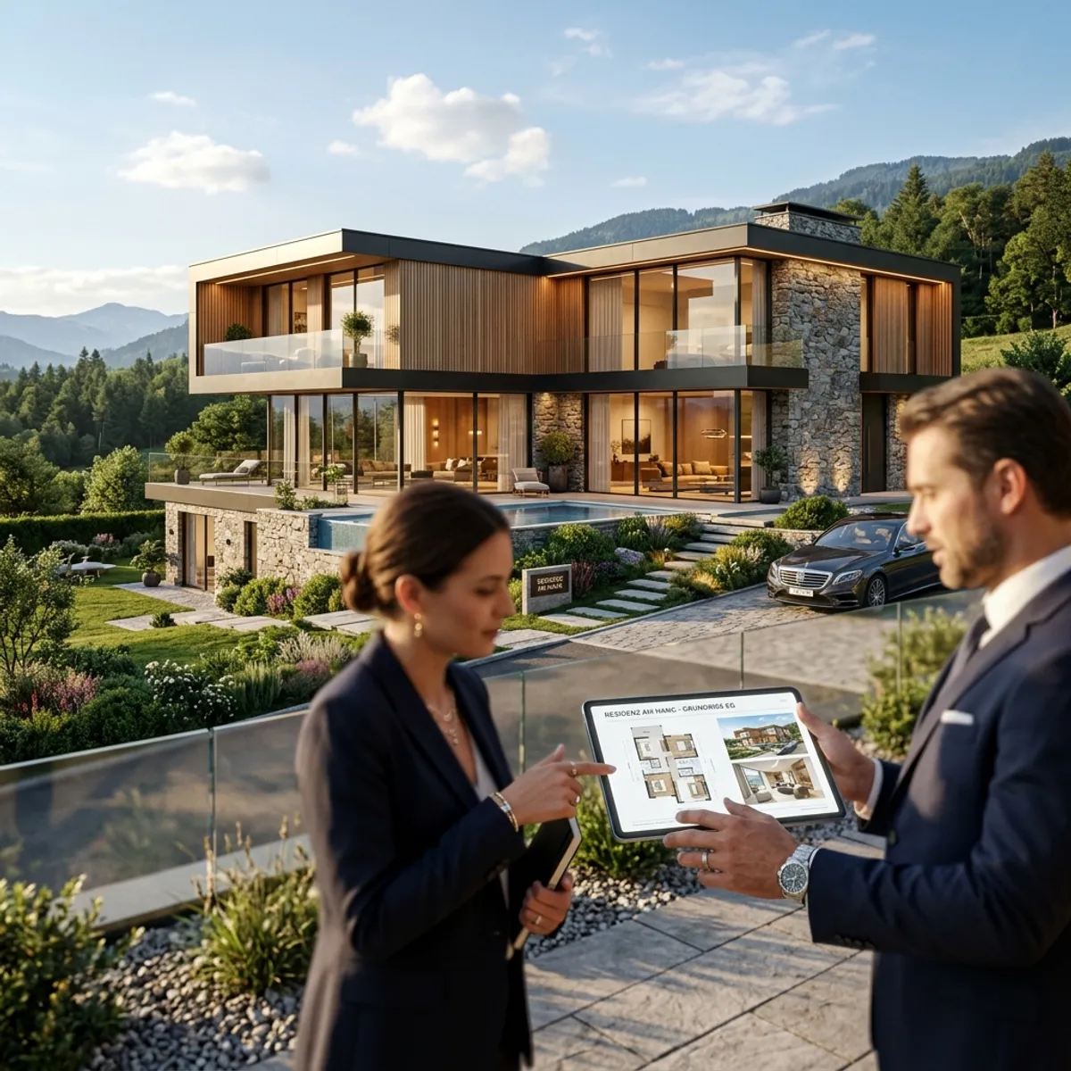 Successful 3D visualization of a new construction project with a focus on pre-sales and attracting investors