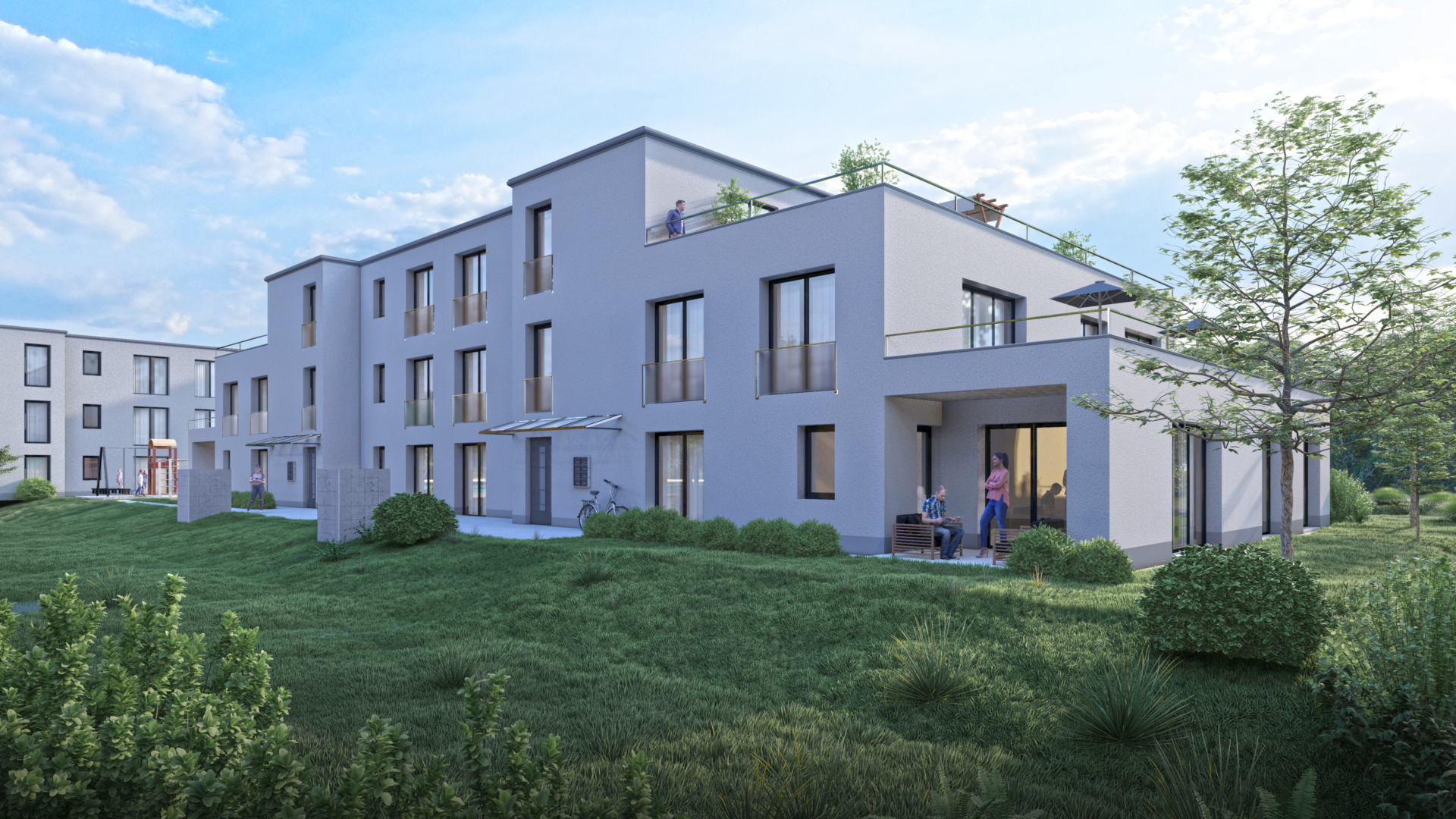 Beispiel eines professionellen Immobilienrendering